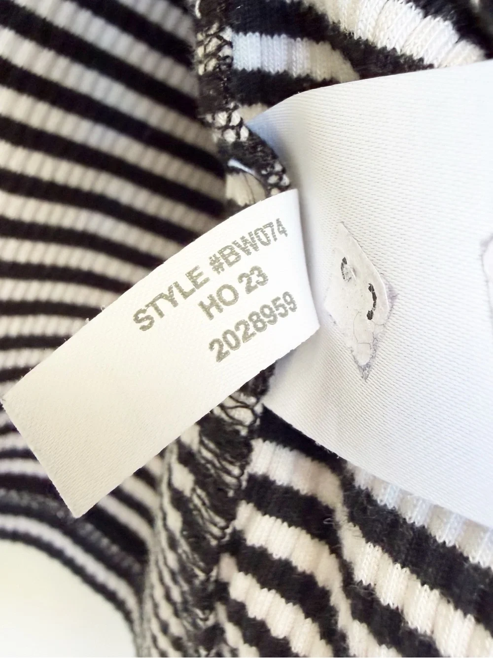 J. CREW Vintage Rib Lady Jacket in Stripe Black White Size 3X